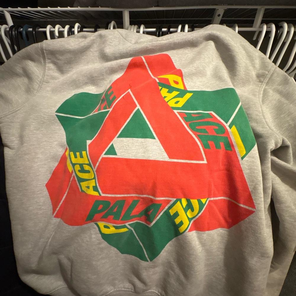 Palace grey hoodie